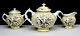 Rare! Vintage Coalport Porcelain Cairo Ivory Coffee Pot Teapot Set / Peacock