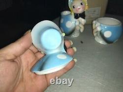 RARE Vintage Northern Imports Lady Bug Creamer and Sugar in Original Box