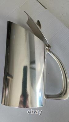 RARE WIDMANN ART DECO COFFEE TEA POT PITCHER 1930s DESKEY CHRISTOFLE PONTI STYLE