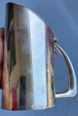 RARE WIDMANN ART DECO COFFEE TEA POT PITCHER 1930s DESKEY CHRISTOFLE PONTI STYLE