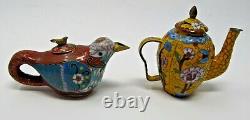 REDUCED! Jewels of the Ming Dynasty tea pots by Franklin Mint -complete set