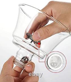 RORA Glass Teapot Set Glass Automatic Lazy Tea Set Magnetic Rotating Kungfu Heat