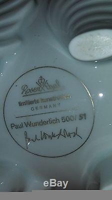 ROSENTHAL ART DECOLEDO FINE PORCELAIN TEAPOT SIGNED by PAUL WUNDERLICH 51/500