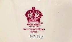 ROYAL ALBERT NEW COUNTRY ROSES TEAPOT CREAM SUGAR IN New Unused Condition