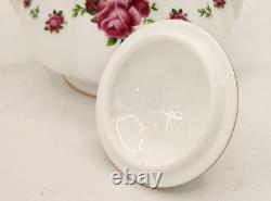 ROYAL ALBERT NEW COUNTRY ROSES TEAPOT CREAM SUGAR IN New Unused Condition