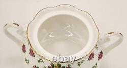 ROYAL ALBERT NEW COUNTRY ROSES TEAPOT CREAM SUGAR IN New Unused Condition