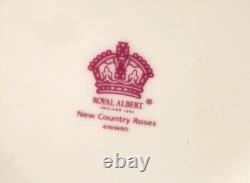 ROYAL ALBERT NEW COUNTRY ROSES TEAPOT CREAM SUGAR IN New Unused Condition