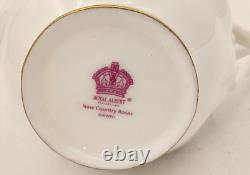 ROYAL ALBERT NEW COUNTRY ROSES TEAPOT CREAM SUGAR IN New Unused Condition