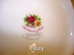ROYAL ALBERT Old Country Roses Chintz Collection Floral Bone China Teapot & Lid