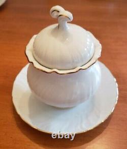 ROYAL TETTAU 27 piece Bavaria China Teapot Creamer Sugar Bowl 10 cups/12 saucers