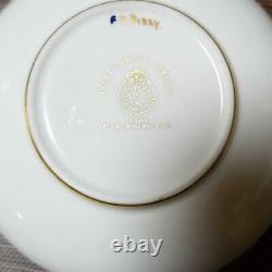 ROYAL WORCESTER Teapot, Demitasse cup & saucer 6 customers set D. Perry Signed
