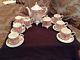 R S Germany 15 Piece Tea Set Powder Blue With Gold Accent