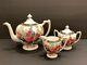 Ralph Lauren Wedgwood Hampton Floral Tea Set Teapot Creamer And Sugar Bowl