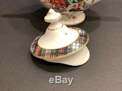 Ralph Lauren Wedgwood Hampton Floral Tea Set Teapot Creamer and Sugar Bowl