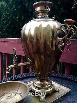 Rare ANTIQUE Russian SAMOVAR, COFFEE TEA URN