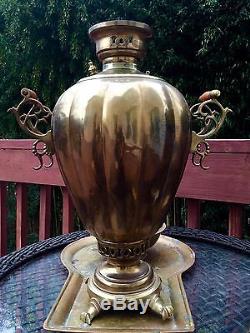 Rare ANTIQUE Russian SAMOVAR, COFFEE TEA URN