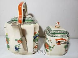 Rare Antique 22-pc Mason's Ironstone Tea Pot / Kettle Set Teapot Cups Plates