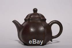 Rare Antique Chinese Handwork Yixing Zisha Teapot Purple Sand Teapots PT179