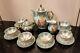 Rare Antique Karlsbad Rembrandt Tea/coffee Demitasse Set Courting Couple Germany