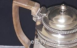 Rare George III John Cramer London Sterling Silver Hot Water or Coffee Pot 1808