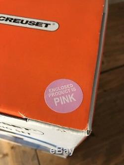 Rare NIB Le Creuset Pink 1.7qt Tea Pot Kettle Teakettle x 2 Mugs Set 12oz