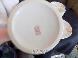 Rare Noritake Azalea Demitasse mini childs Tea Coffee Pot 4 Cups & saucers set