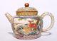 Rare Old Chinese Hand Painted Deers Zisha Pottery Teapot Marked Yongzheng Pt100