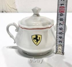 Rare Richard Ginori Ferrari teapot sugar pot creamer 3 piece set