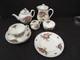 Rare Royal Worcester Roseland Teapot Coffee Pot Creamer Sugar Plates Cup Tea Set