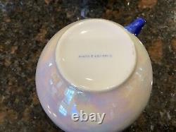 Rare Vintage Elegant Limoges / Schumann / Kamholz Lusterware Tea Set 35 Pieces