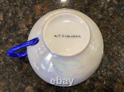 Rare Vintage Elegant Limoges / Schumann / Kamholz Lusterware Tea Set 35 Pieces