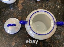 Rare Vintage Elegant Limoges / Schumann / Kamholz Lusterware Tea Set 35 Pieces