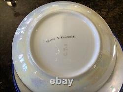 Rare Vintage Elegant Limoges / Schumann / Kamholz Lusterware Tea Set 35 Pieces
