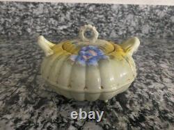 Rare Vintage Japonica GY Tea Set Teapot, Sugar Bowl & Creamer Floral Pattern