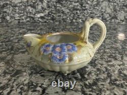 Rare Vintage Japonica GY Tea Set Teapot, Sugar Bowl & Creamer Floral Pattern