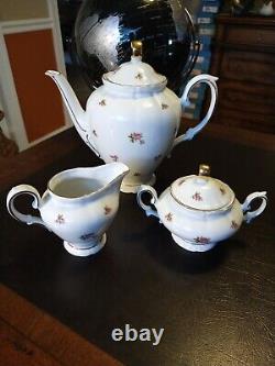 Rare Winterling Bavaria Germany Tea pot with creamer and sugar with lids EX COND