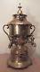 Rare Large Antique 1800's Ornate Brass Samovar Tea Pot Dispenser Double Spigot