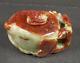 Red Certified 100% Natural A Jade Jadeite Butterfly Bird Tea Pot 389546 Am