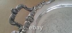 Reed & Barton KING FRANCIS Silverplate Coffee/Tea Pot Set & TOWLE Tray 7 Pc