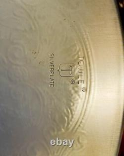Reed & Barton KING FRANCIS Silverplate Coffee/Tea Pot Set & TOWLE Tray 7 Pc