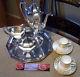 Reed & Barton Sierra Neo Classical Demitasse Sized Coffee Tea Service Pot Set