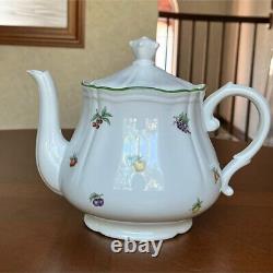 Richard Ginori Antico Eden teapot set USED from JAPAN F/S
