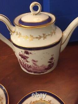 Richard Ginori Coffee Tea Cup Saucer Set Demitasse Pot Creamer Sugar PITTORIA