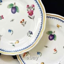Richard Ginori Italian Fruit Teapot Cups Soucers Plates 4-piece Tea Set 4 person