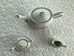 Richard Ginori Italy Teapot Creamer Sugar Set Palermo Green