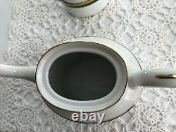 Richard Ginori Italy Teapot Creamer Sugar Set Palermo Green