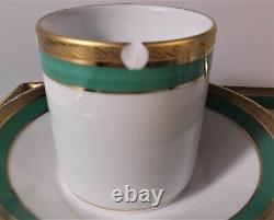 Richard Ginori Palermo Green Demitasse Set Teapot Sugar Creamer Tray