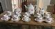 Richard Ginori Set Teapot Creamer Sugar 10 Demitasse Cups & Saucers Floral