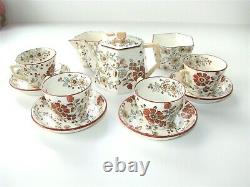 Ridgways Stoke on Trent Persia Child's Tea Set 11 pieces Lovely Antique 1880s