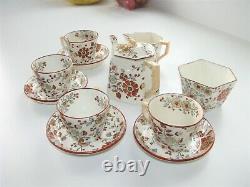 Ridgways Stoke on Trent Persia Child's Tea Set 11 pieces Lovely Antique 1880s